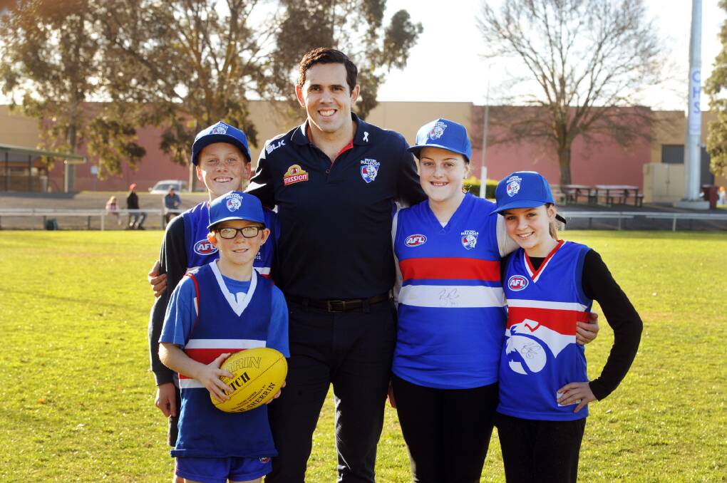 The Western Bulldogs will be in Horsham from Monday. 