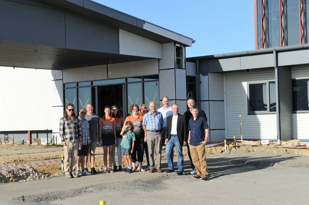 Horsham Church of Christ members outside their new building in River Road. Picture: ERIN WITMITZ