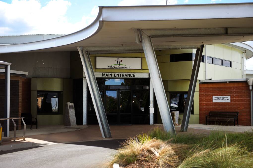 The entrance of Rural Northwest Health's Warracknabeal campus as it used to look before redevelopment started. Picture: PAUL CARRACHER