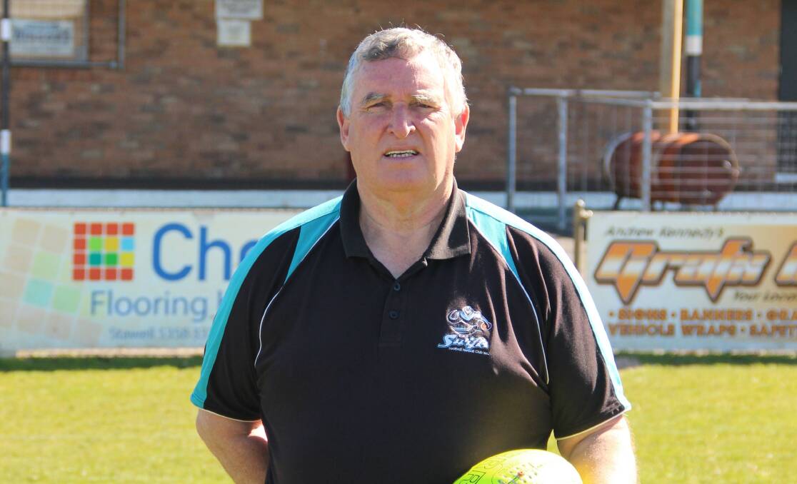 REWARD FOR EFFORT: Swifts vice-president Ian O'Donnell has worked tirelessly to get upgrades at North Park. Picture: Lachlan Williams. 