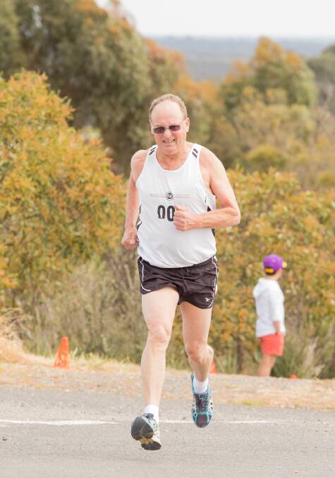 ON SONG: Bob Freeland’s victory in Stawell Amateur Athletic Club's 5km Ivan McDonald Big Hill handicap was the 68-year-old’s second in three races. 