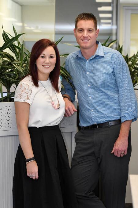 LOCAL: Mail-Times editor Jessica Grimble and sales manager Clint King were born and raised in Horsham and their teams also live and work in the region. Picture: SAMANTHA CAMARRI
