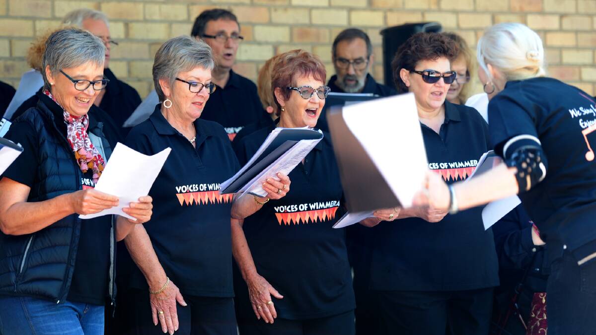 The Voices of Wimmera choir has been nominated for a Tidy Towns award. 