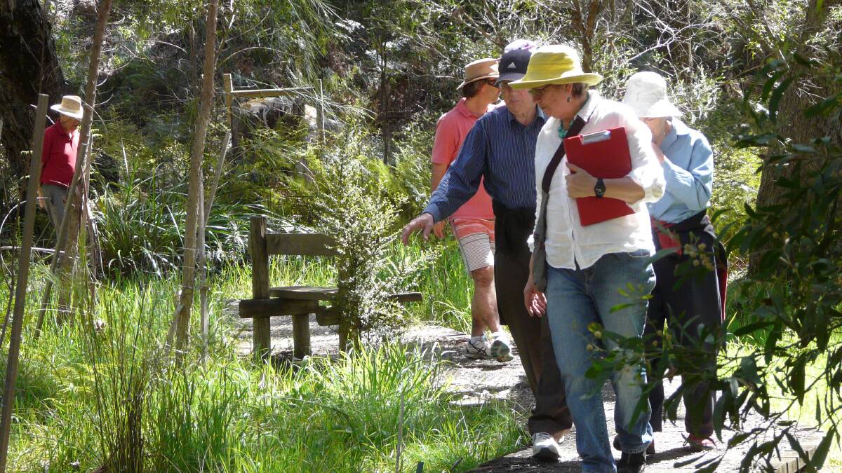 INFORMATIVE: Group members on past Grampians Wildflower Walkabouts have learned a lot about the native plants and animals found across the region. Picture: CONTRIBUTED