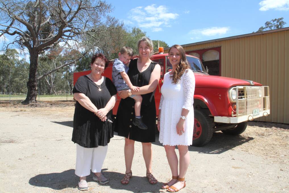 ANNUAL EVENT: Treasurer Allison Rasche, Angus with president Laura Nicholson and secretary Nicole Cox ahead of the annual barbecue. Picture: Peter Pickering 