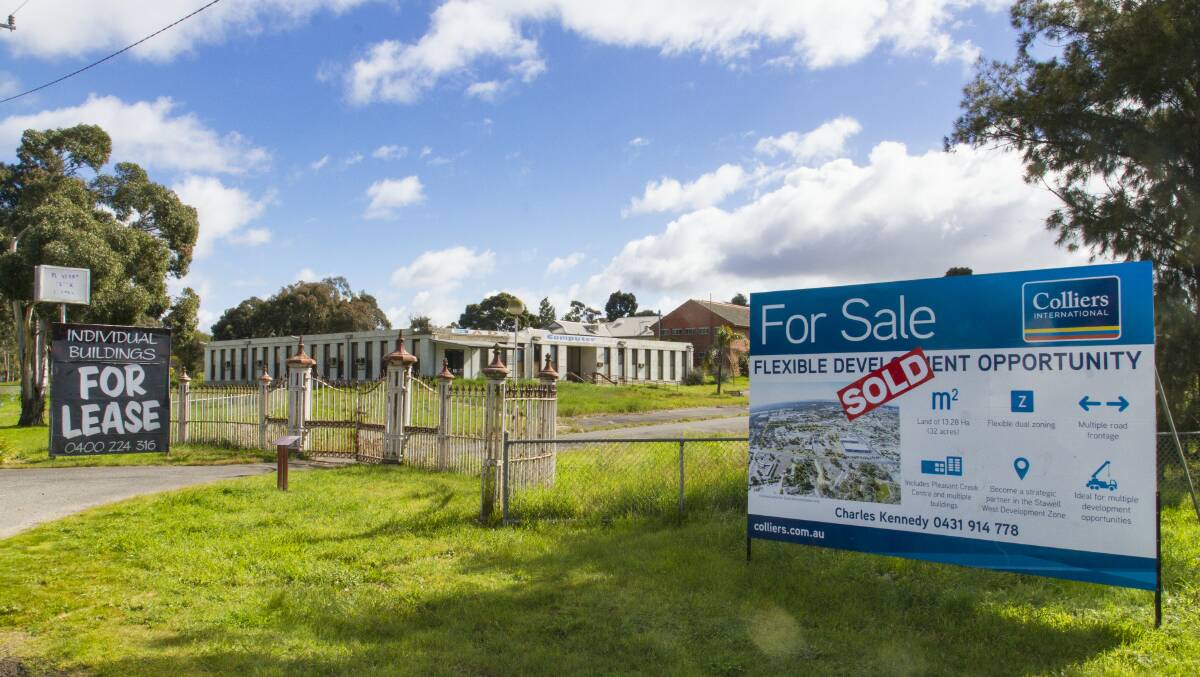 SOLD: Keenan Quinsee, a buyer from Ballan, has purchased almost three hectares of the former Pleasant Creek Hospital site off the Western Highway at Stawell. Picture: PETER PICKERING