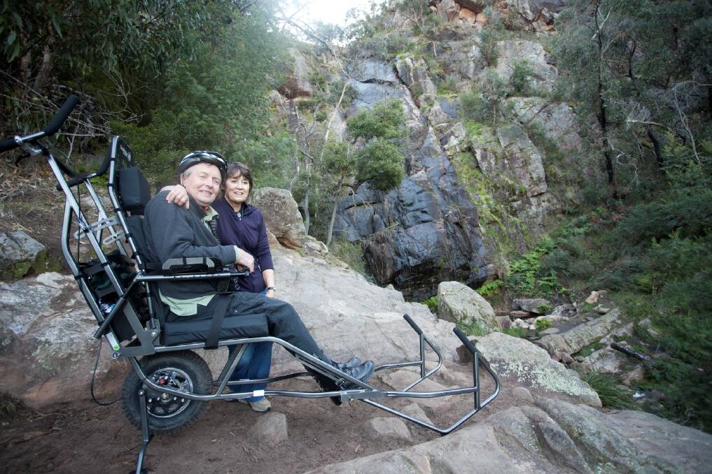 RECOGNITION: The Grampians All Ability Track and Trail Rider allows people with a disability to tour through the Grampians National Park. 