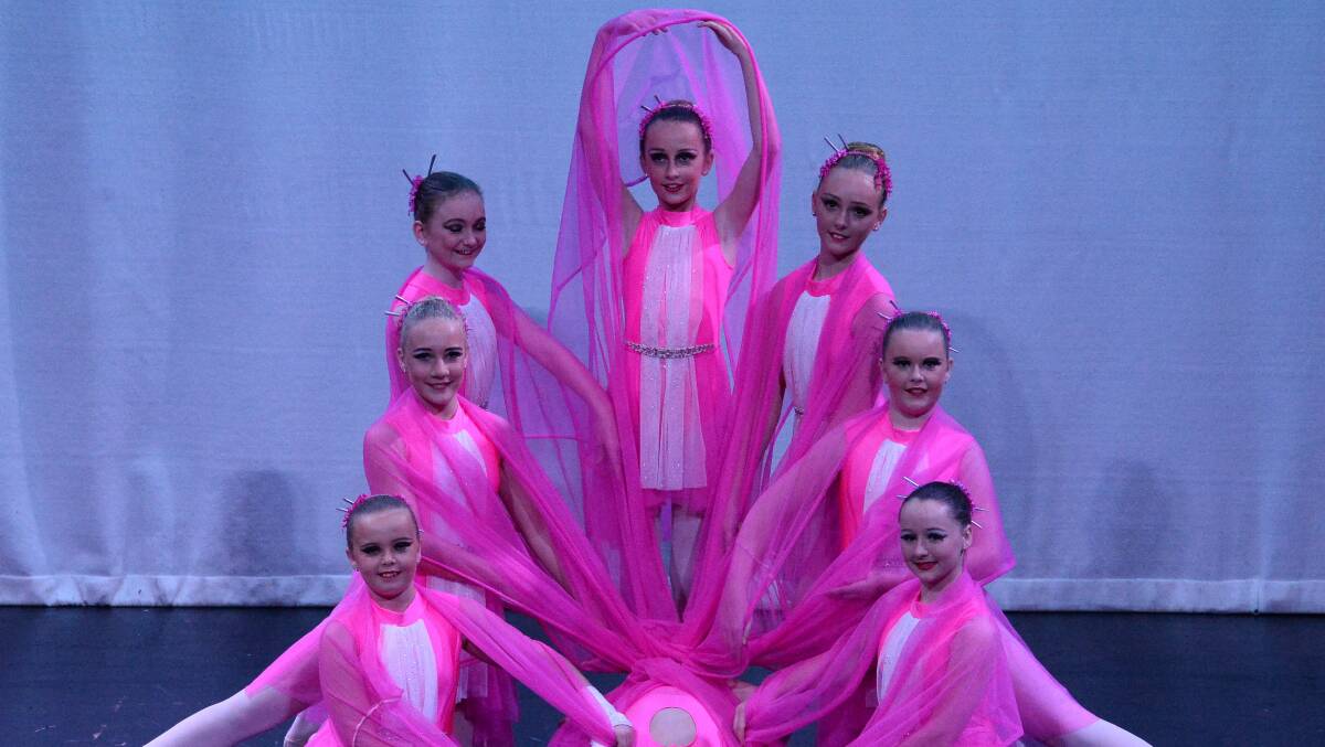LOTUS: Ararat Dance Centre’s performers at the sixth annual concert presented at the Horsham Town Hall on Saturday. Picture: CONTRIBUTED