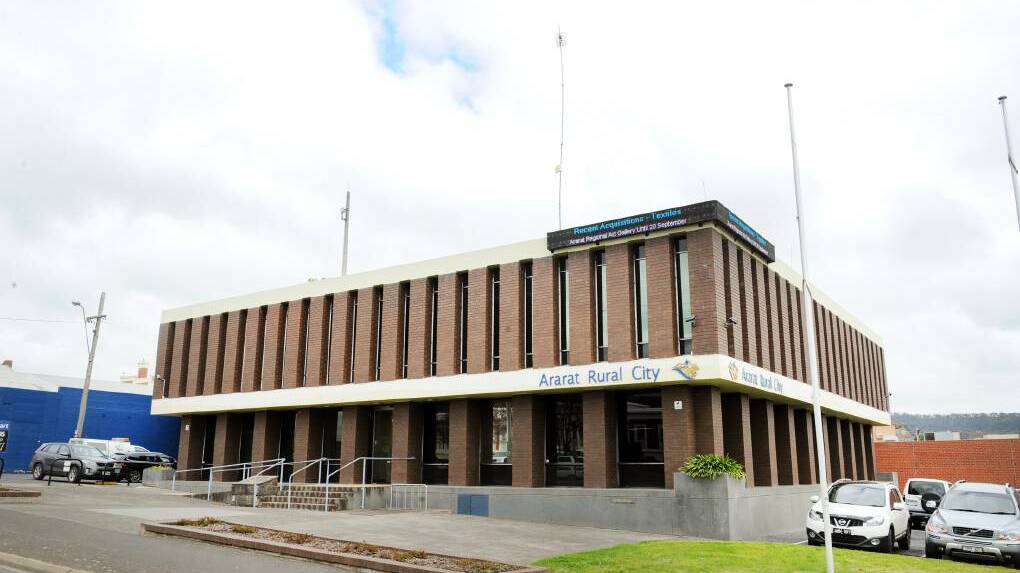 Ararat Rural City Council, which will be the subject of a state government inquiry over its rates strategy.