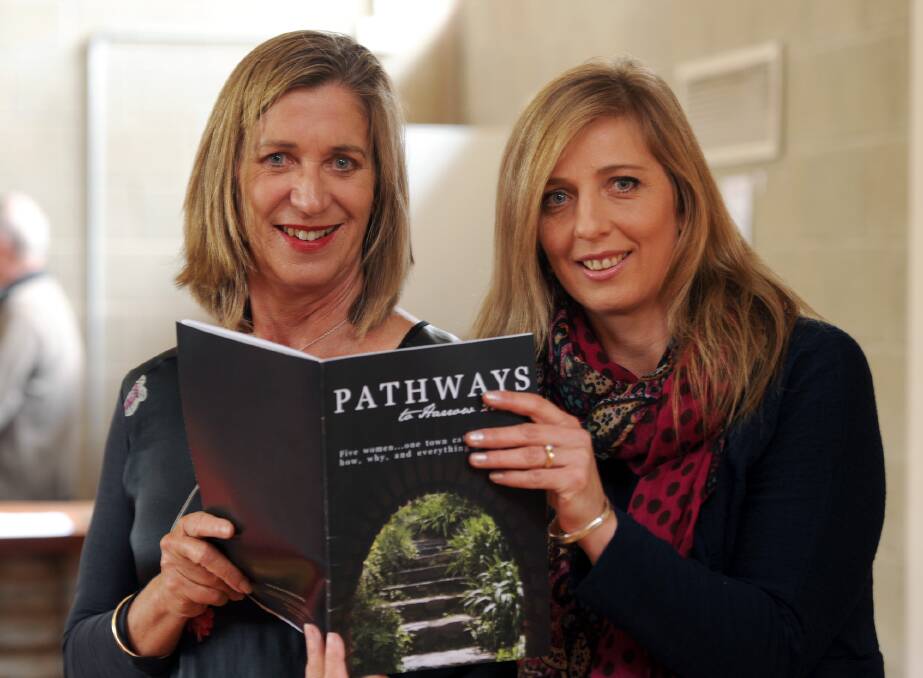 PATHWAYS: Harrow Bush Nursing Centre vice-president Jenn Ellis and Anita McGuigan at Pathways to Harrow 2014.