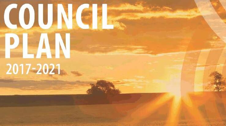 The cover of Buloke Shire's draft council plan for 2017-2021 