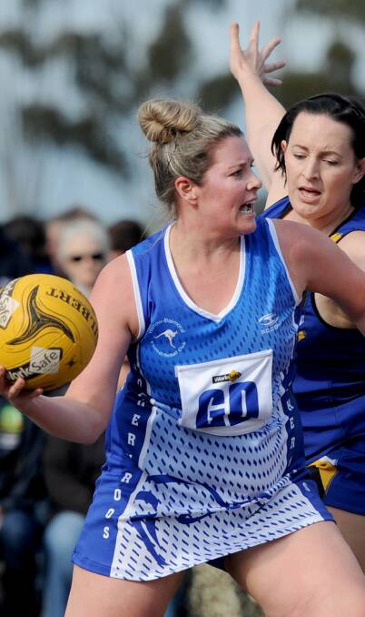 STAR: Harrow-Balmoral's Ebonie Salter was a top pick for goal defence and coach in the 2016 HDFNL A Grade netball team of the year. Picture: SAMANTHA CAMARRI