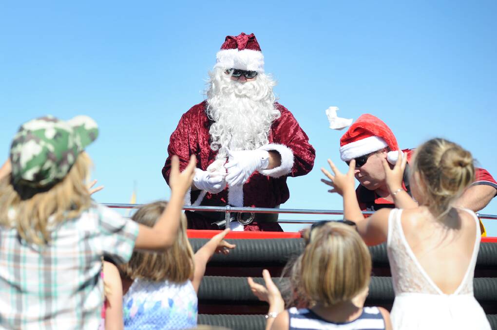 Santa will be making an appearance on Sunday at the races in Horsham. 