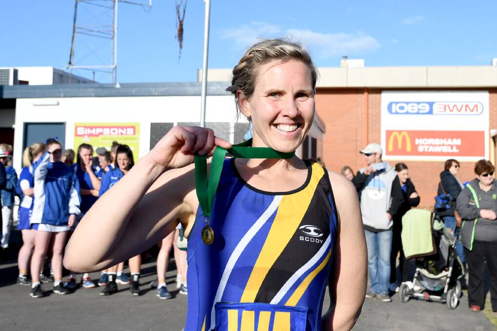 BACK-TO-BACK?: Cheryl Sudholz will be looking to take Natimuk United's A Grade team to another premiership in 2018. Picture: SAMANTHA CAMARRI