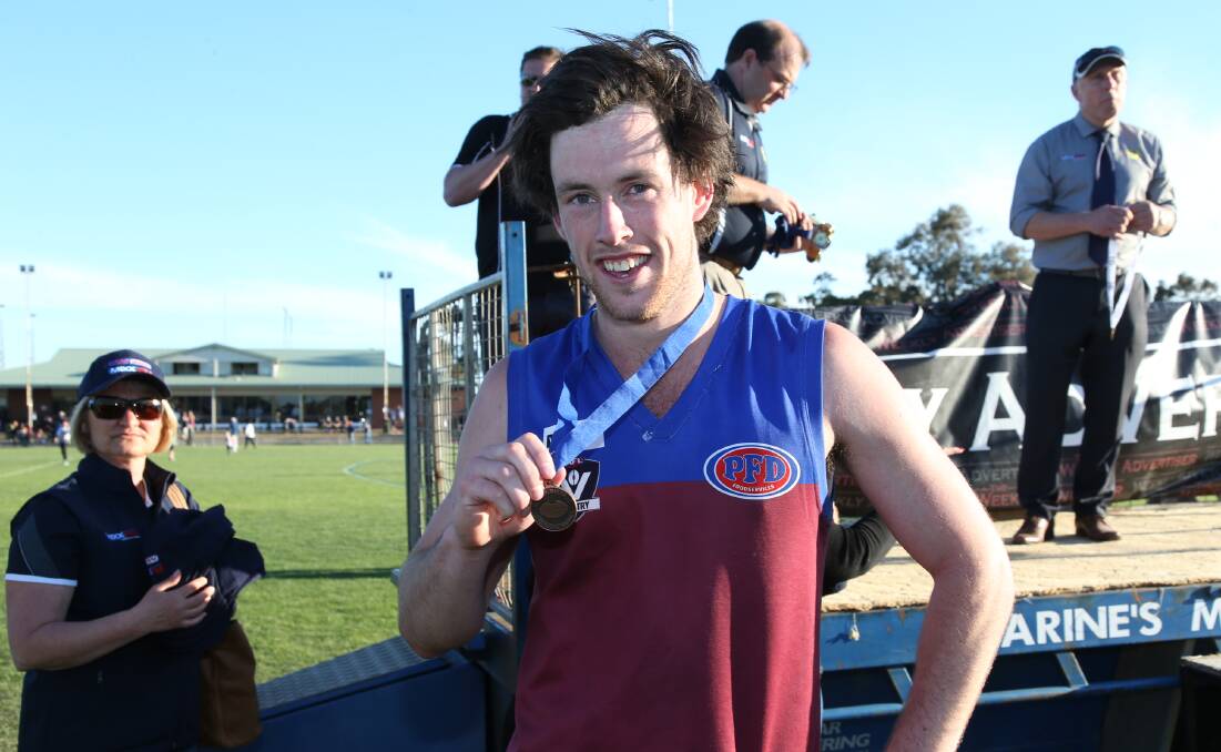 Ben Lakin was best on the ground in the senior football grand final.