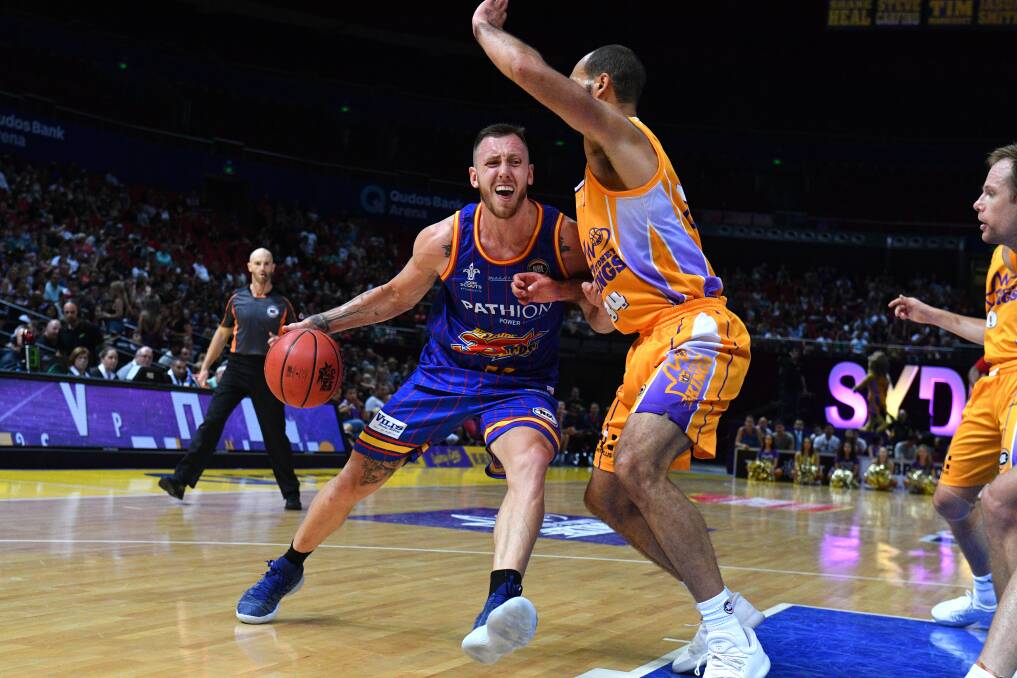 DOMINANT: Mitch Creek scored 30 points for the Adelaide 36ers to lead his team to a 104-101 win over the Sydney Kings. Picture: AAP