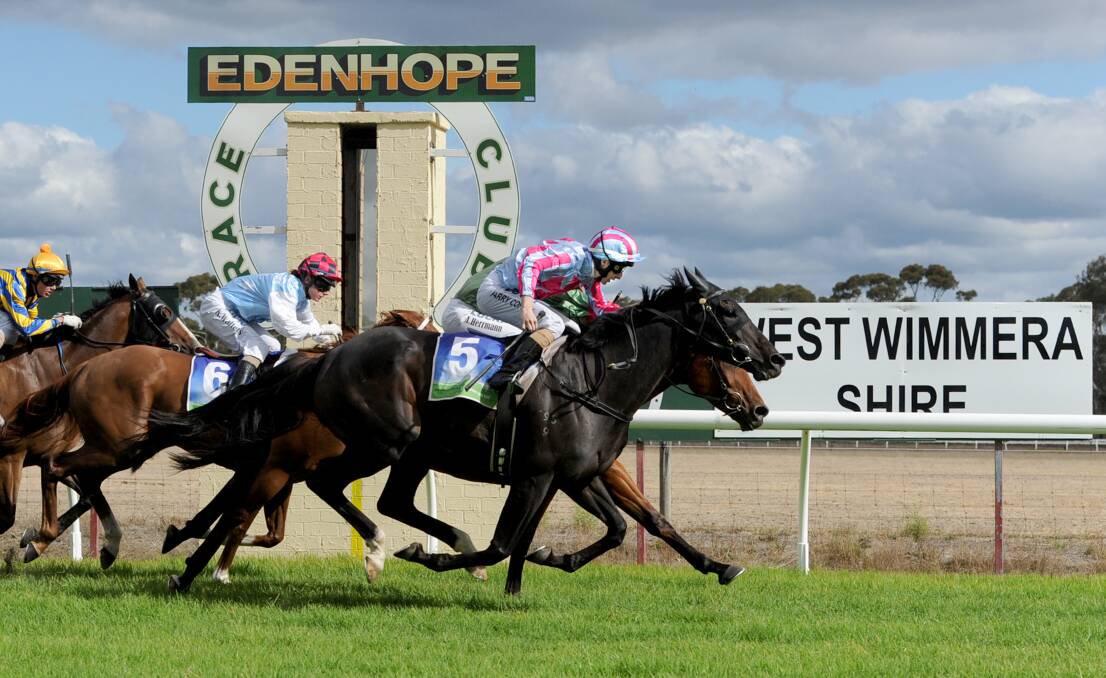 ON THE LINE: The West Wimmera Shire Edenhope Cup returns to Edenhope on Saturday. 