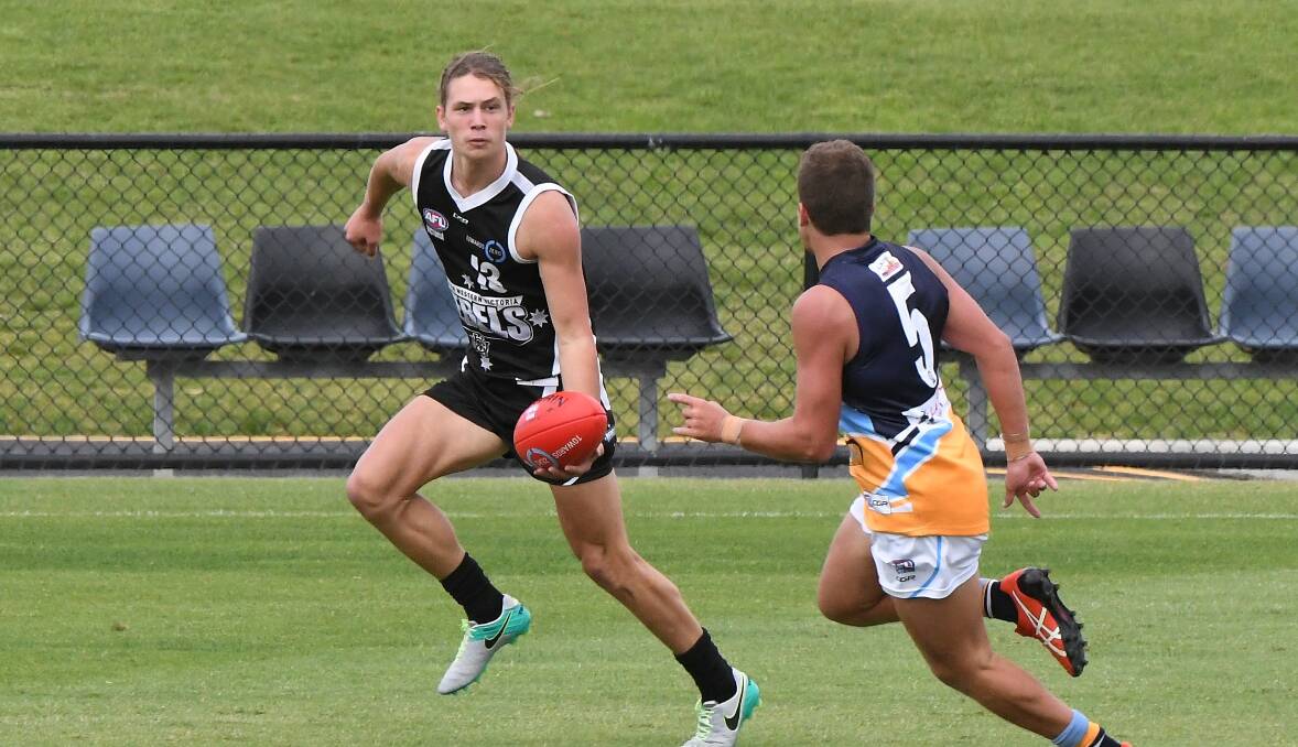 IMPROVING: Tom Berry has followed in his brother's footsteps, being named in the Vic Country squad alongside Matt Lloyd. Picture: LACHLAN BENCE