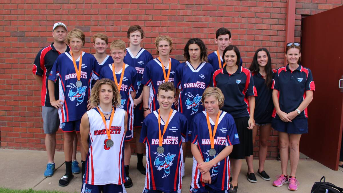 WHAT AN EFFORT: The Horsham Hornets under-16 boys team came close to claiming another state title at the weekend. Picture: CONTRIBUTED