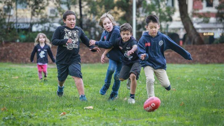 New guidelines say children should wait for two weeks before returning to the sporting field. Photo: Wayne Taylor