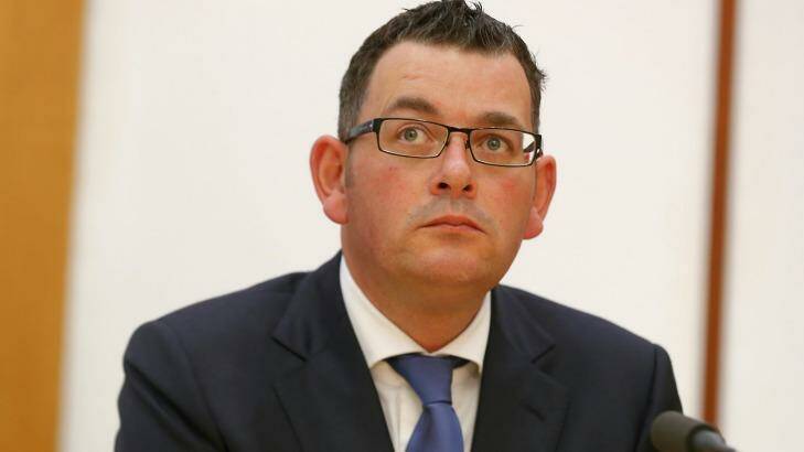 Victorian Premier Daniel Andrews is expected to come under pressure to reform political donation laws.  Photo: Alex Ellinghausen