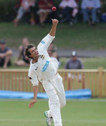 Ashton Agar, 21, has remained on the selectors' radar since he was a shock elevation to the Test team for the start of the 2013 series in England.  Photo: Peter Stoop