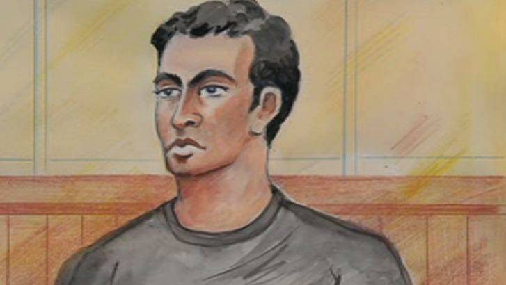 Kyle Zandipour in court at an earlier hearing. Photo: 7 News