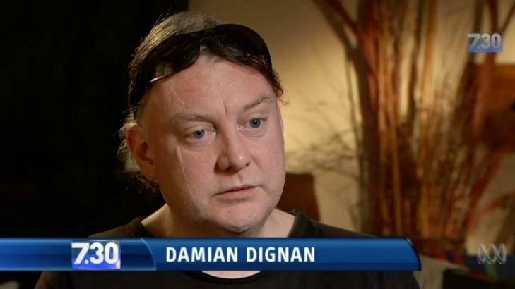 Damian Dignan was a pupil at St Alipius primary school in Ballarat.  Photo: Courtesy of ABC