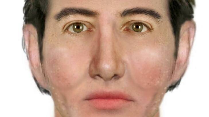 Computer image of a man police want to speak with over a tram sex assault. Photo: Victoria Police