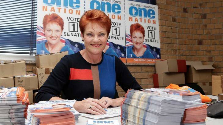 Senior Labor sources are resigned to the likelihood of Pauline Hanson winning a Senate seat. Photo: Tertius Pickard