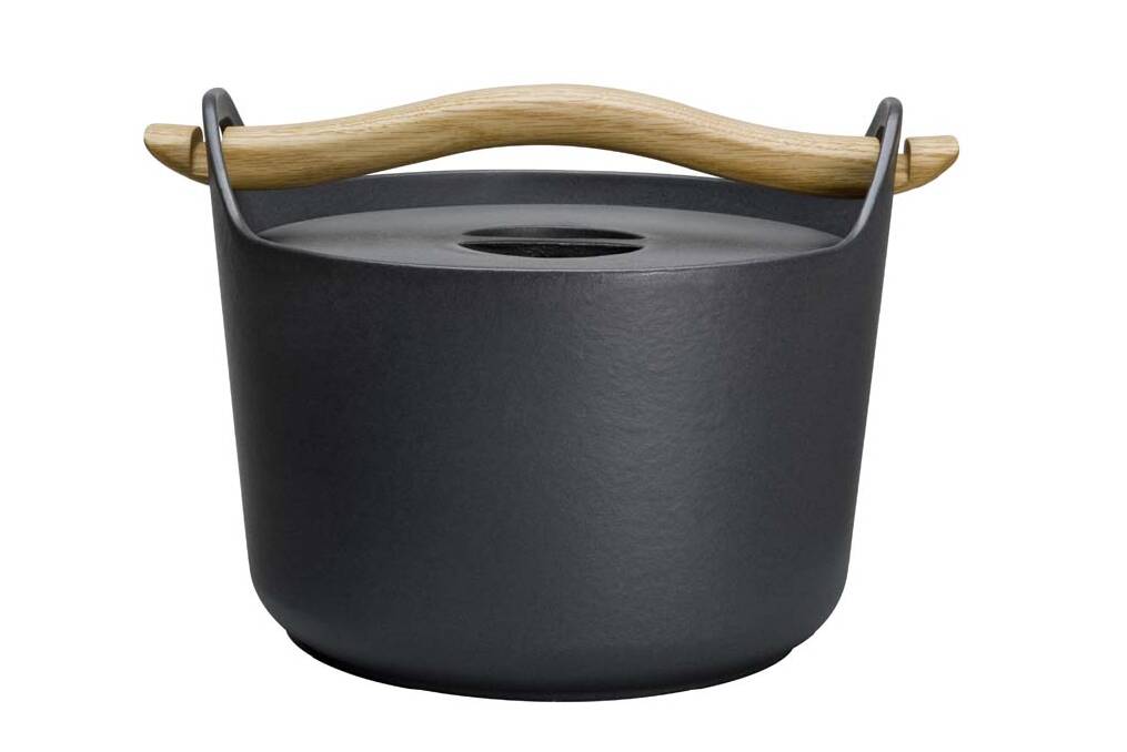 One pot wonder...Sleek cast iron adds style to any stovetop. POA, designmode.com.au Photo: Supplied