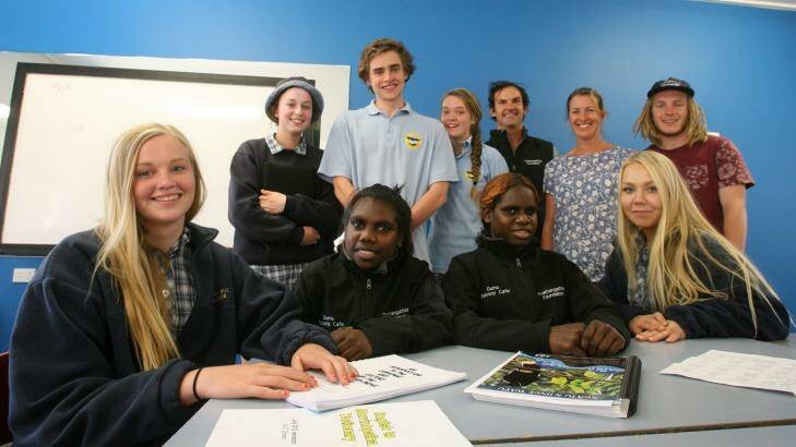 A small class at Bright College is the only class in Victoria learning an Indigenous language as part of their VCE. Photo: David Thorpe