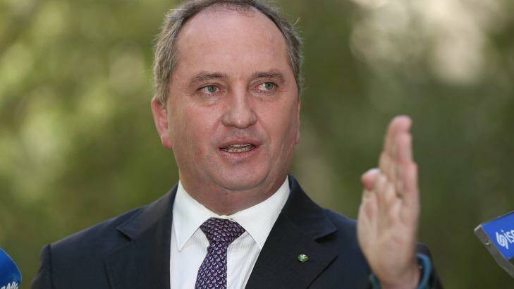 Tensions between Mr Truss and Agriculture Minister Barnaby Joyce, the heir-apparent, have been cited as the reason for the delay in the Nationals leader's announcement. Photo: Alex Ellinghausen