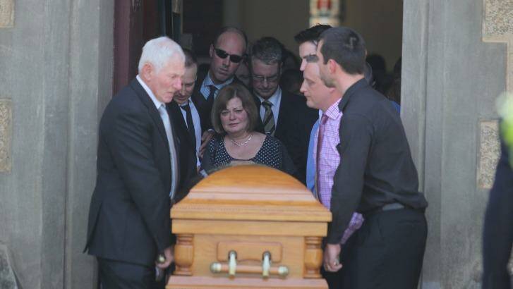About 200 mourners attended the service at at Beechworth Anglican Church. Photo: Blair Thomson