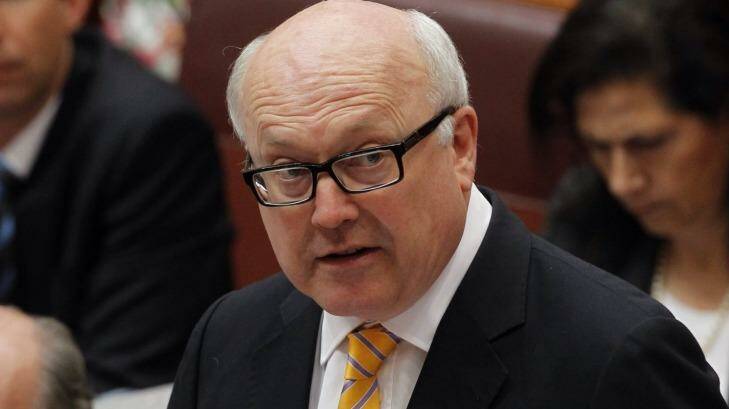 Attourney-General George Brandis. Photo: Andrew Meares