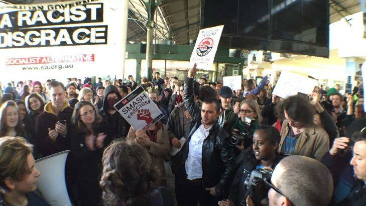 Operation Fortitude cancelled as protesters take to Melbourne's CBD streets. Photo: Joe Armao