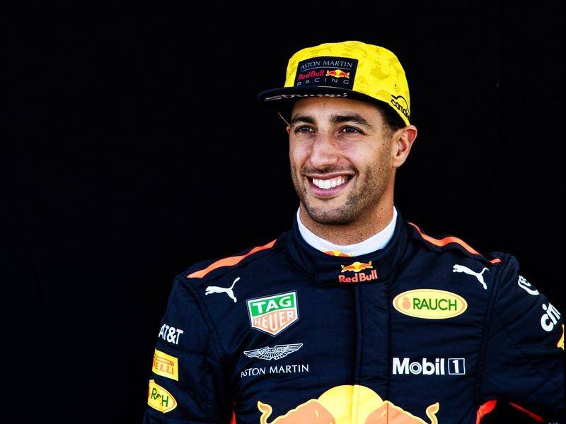 Mercedes' Lewis Hamilton feels Red Bull driver Daniel Ricciardo is smiling for good reason.