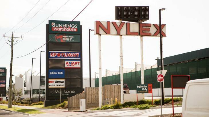The Nylex clock as it stands today.  Photo: Simon Schluter