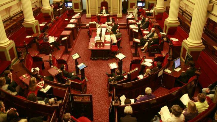 Victoria's Legislative Council debates the bill to decriminalise abortion in October 2008. Photo: Michael Clayton-Jones