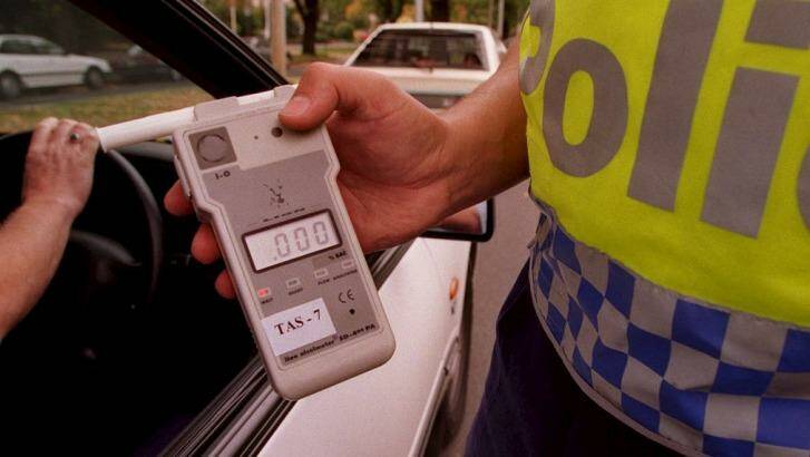 The motorist's breath test didn't surprise police, but his driving record was another matter. 