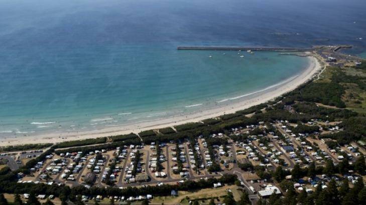 Warrnambool from the air. Photo: Damian White