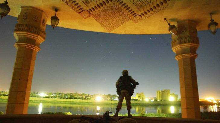 An American soldier in Baghdad in 2003. Photo: Jason South