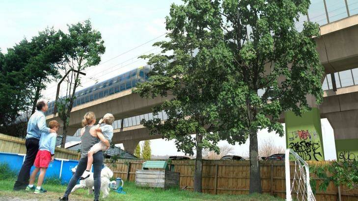 An artist's impression of the planned sky rail. Photo: Supplied