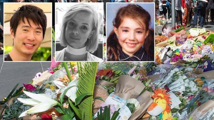 The Bourke St Mall victims: Matthew Si, Jess Mudie and Thalia Makin. Photo: The Age