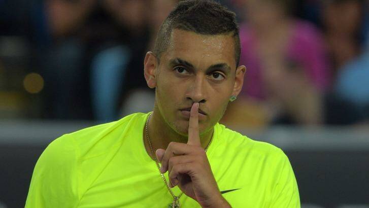 Nick Kyrgios is looking to become the first Australian male to make the quarter-finals at the Australian Open in a decade. Photo: AFP/Greg Wood