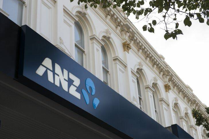 The Australia & New Zealand Banking Group Ltd. (ANZ) logo is displayed outside a branch in Melbourne, Australia, on Monday, May 2, 2016. ANZ is scheduled to report half-year results on May 3. Photographer: Carla Gottgens/Bloomberg