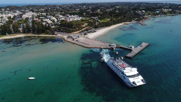 Sorrento ferry terminal is set to be redeveloped. 20th September 2017. The Age Fairfaxmedia News Picture by JOE ARMAO