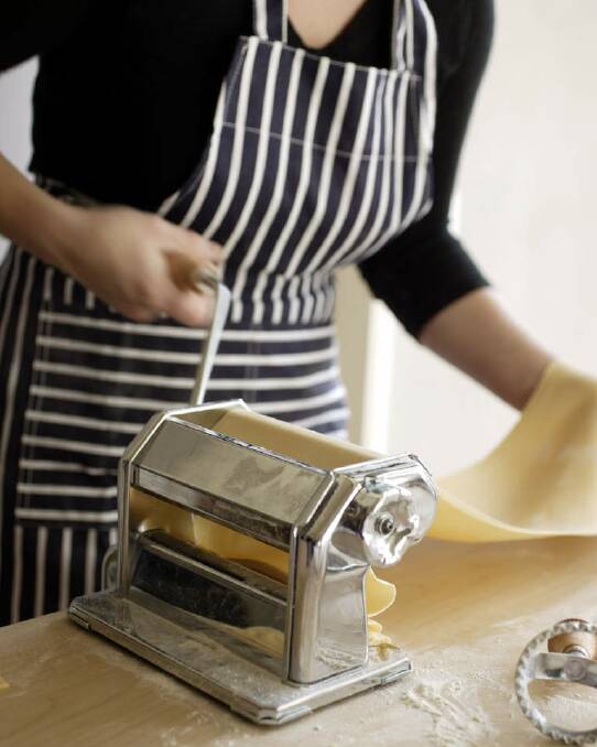 Brigitte Hafner's egg pasta <a href="http://www.goodfood.com.au/good-food/cook/recipe/egg-pasta-20111019-29uxf.html"><b>(recipe here). Photo: Marina Oliphant