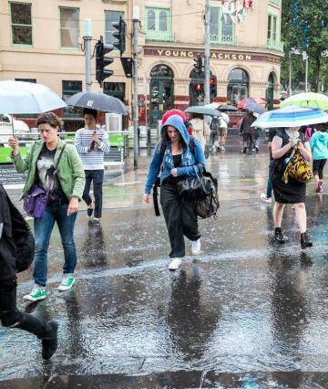 Melbourne saw 47 millimetres of rain in January. Photo: Salona Chithiray