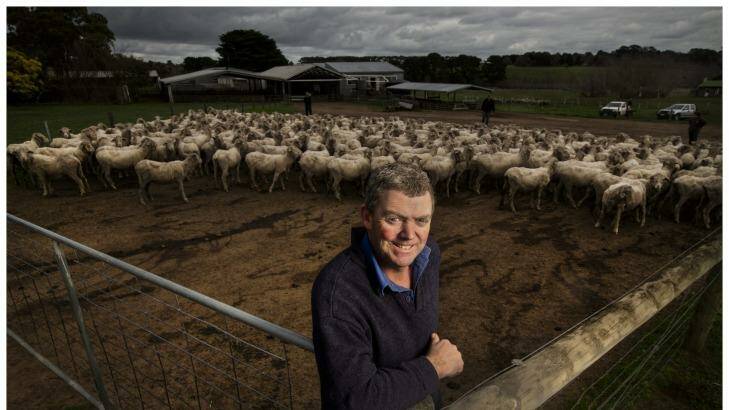 Richard Beggs' family has farmed Nareeb Nareeb for more than 100 years, and he is confident Australian agriculture has a bright future. Photo: Simon O'Dwyer